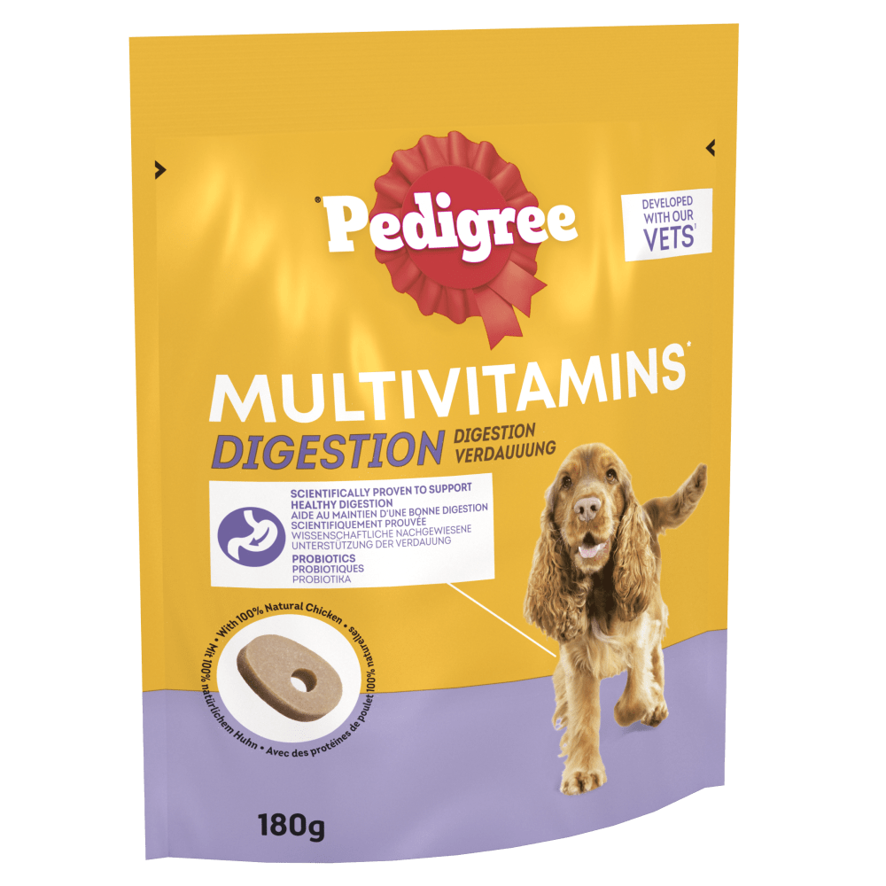 PEDIGREE® Multivitamins Digestion 180g, 6 x 180g