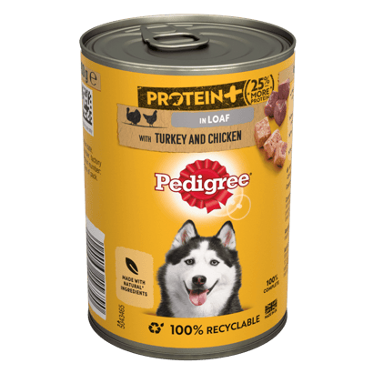 PROTEIN +™ Wet Dog Food Tin with Turkey & Chicken in Loaf