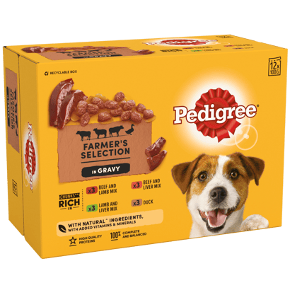 Farmer's Selection in Gravy Adult Wet Dog Food Pouches
